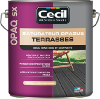 SATURATEUR OPAQUE TERRASSES OPAQ SX 5L BOIS GRISE